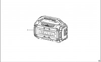 DeWalt DCR011-XJ-TYPE SPEAKER Spare Parts
